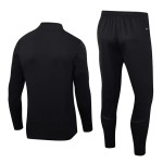 Arsenal Quarter Zip Sweatshirts Anzüge 2023-24 Schwarze